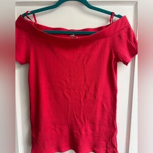 Loft Outlet off shoulder ribbed t-shirt NWT Bundle Deal 3/$20